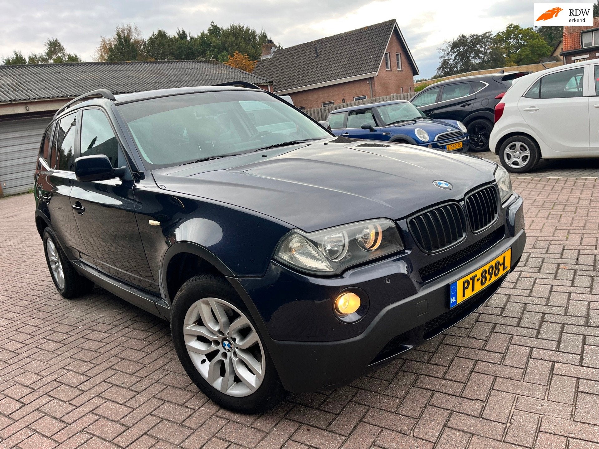 BMW X3 2.5si Executive / lpg yongtimer. Pano/leer/automaat, Auto's, 2497 cc, Blauw, Bedrijf, Vierwielaandrijving
