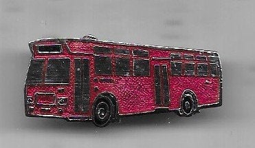 PRACHTIGE BUSSEN VERVOER RODE PIN, Ophalen of Verzenden, Nieuw, Transport, Speldje of Pin