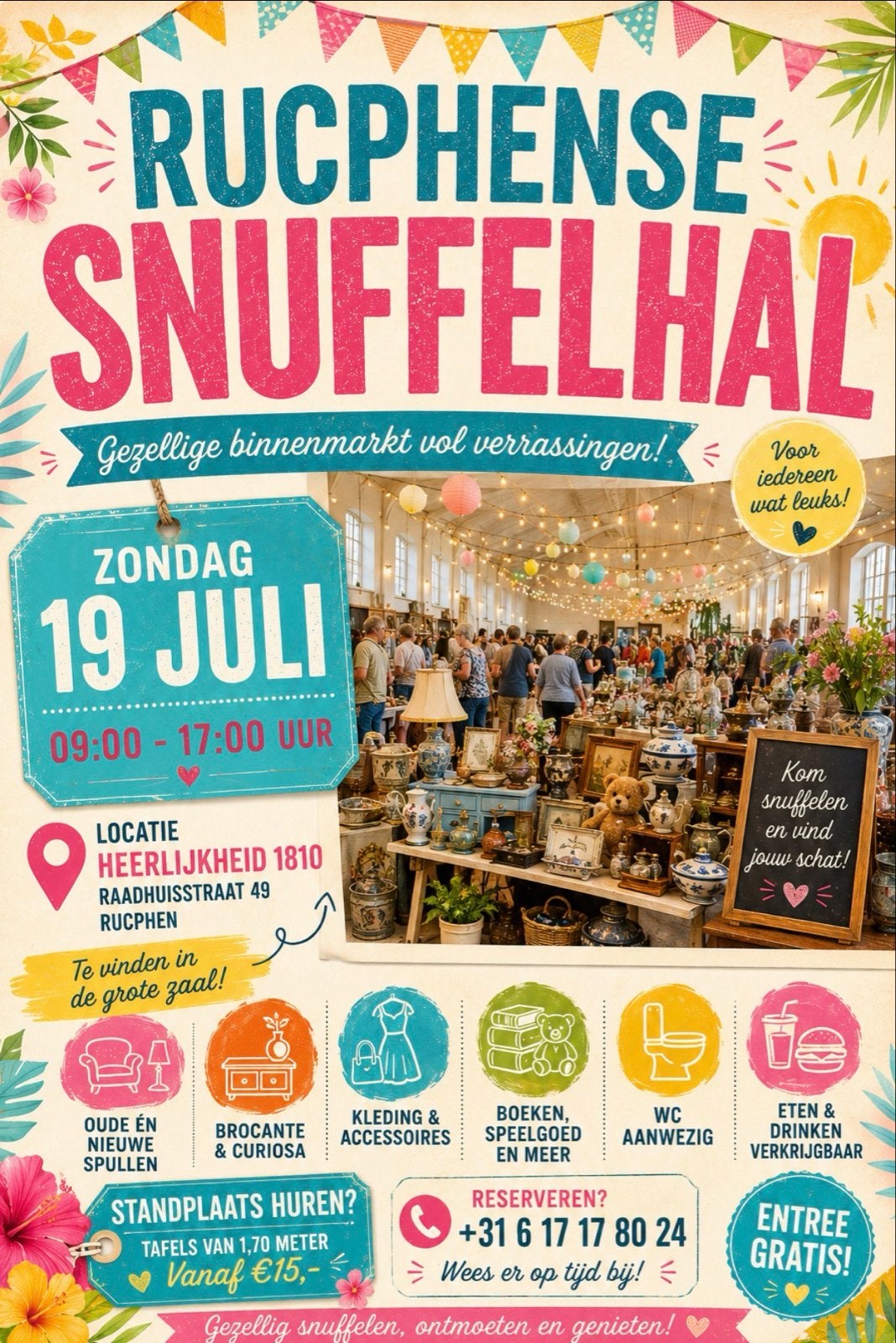 Gezellige Snuffelhal in Rucphen - Vind Jouw Schat!, Ophalen of Verzenden