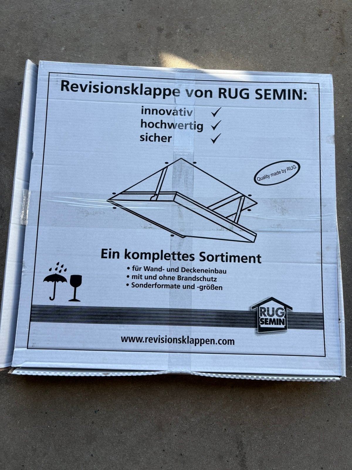 2x RUG SEMIN Revisieluik / Inspectieluik, Ophalen, Nieuw