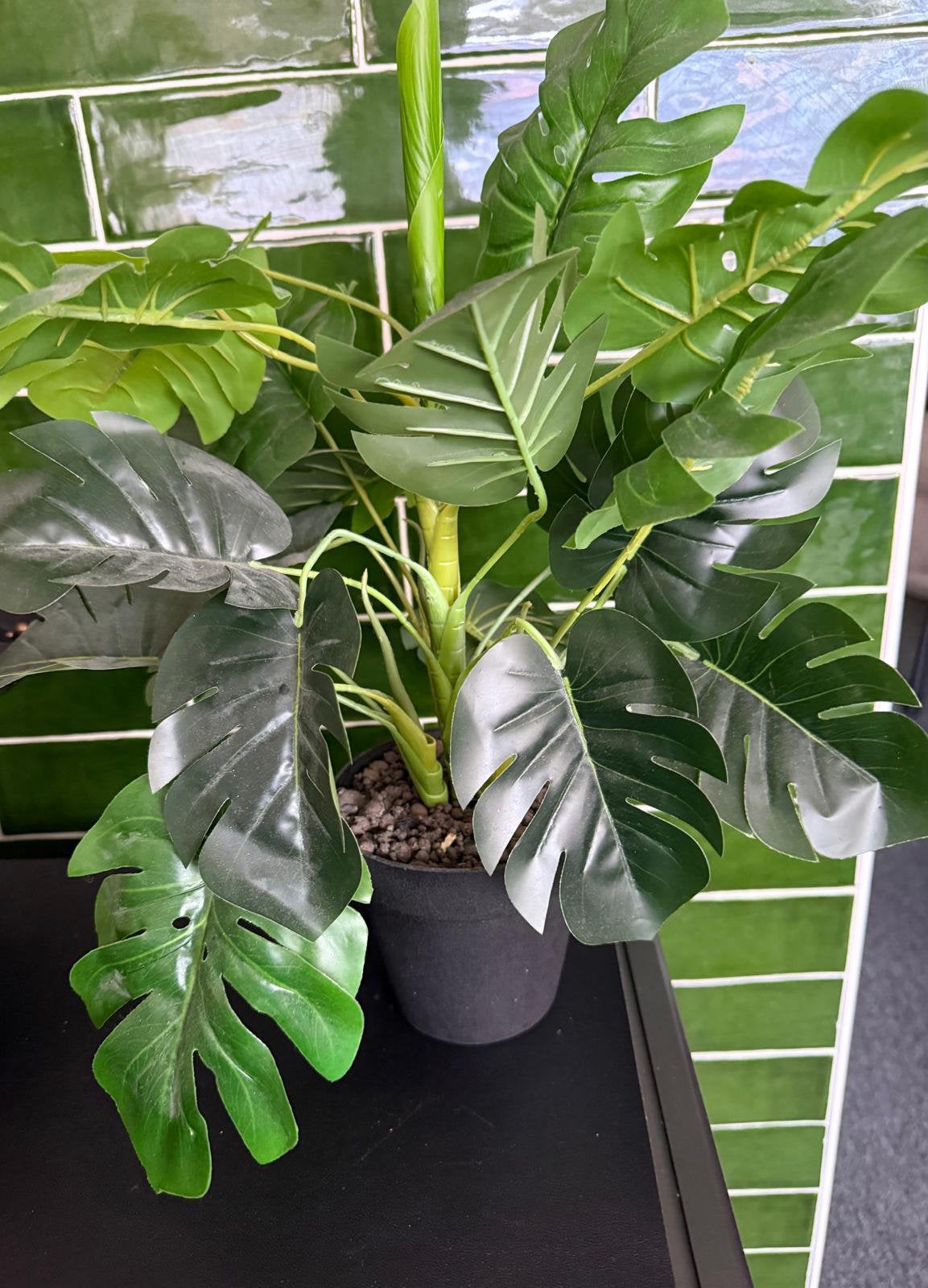 Kunstplant 43cm hoog, Groen, Kunstplant, Nieuw, Ophalen of Verzenden