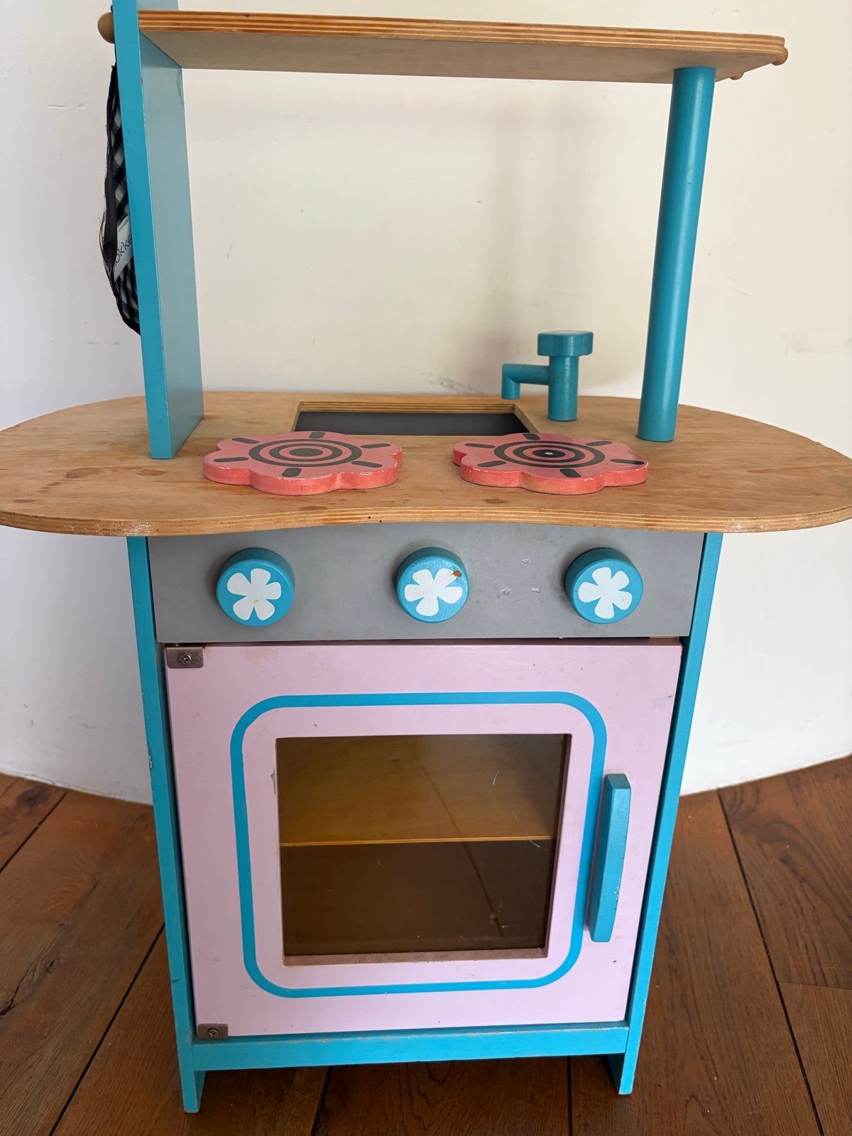 Houten speelkeuken - twee kanten te gebruiken, Ophalen, Gebruikt, Hout, Speelkeuken