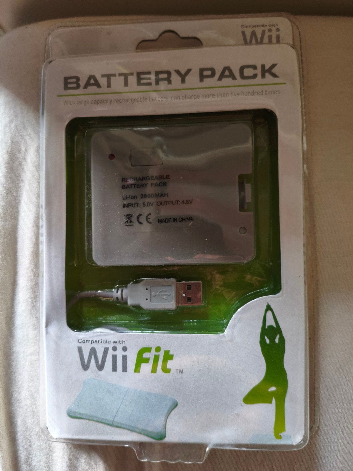 Wii Fit oplaadbare batterijpack (nieuw in verpakking), Spelcomputers en Games, 1 speler, Nieuw, Ophalen of Verzenden, Sport