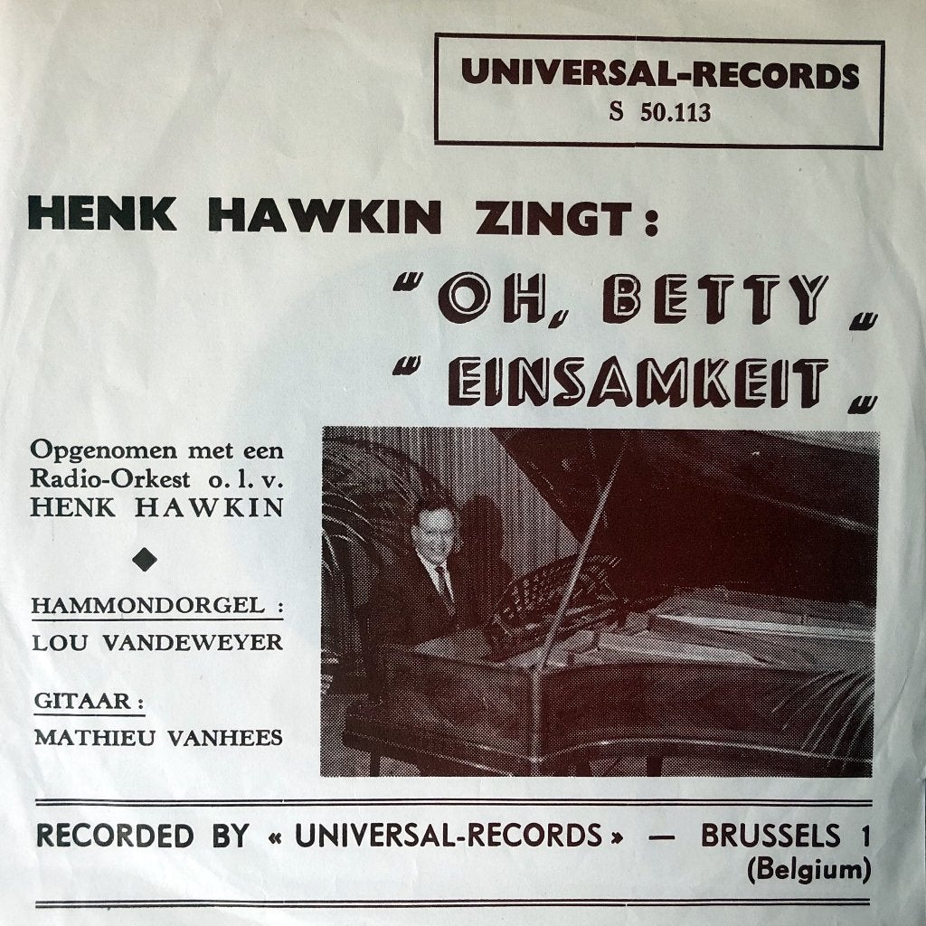 1965	Henk Hawkin            	Oh Betty, Fotohoes, 7 inch, Ophalen of Verzenden, Zo goed als nieuw