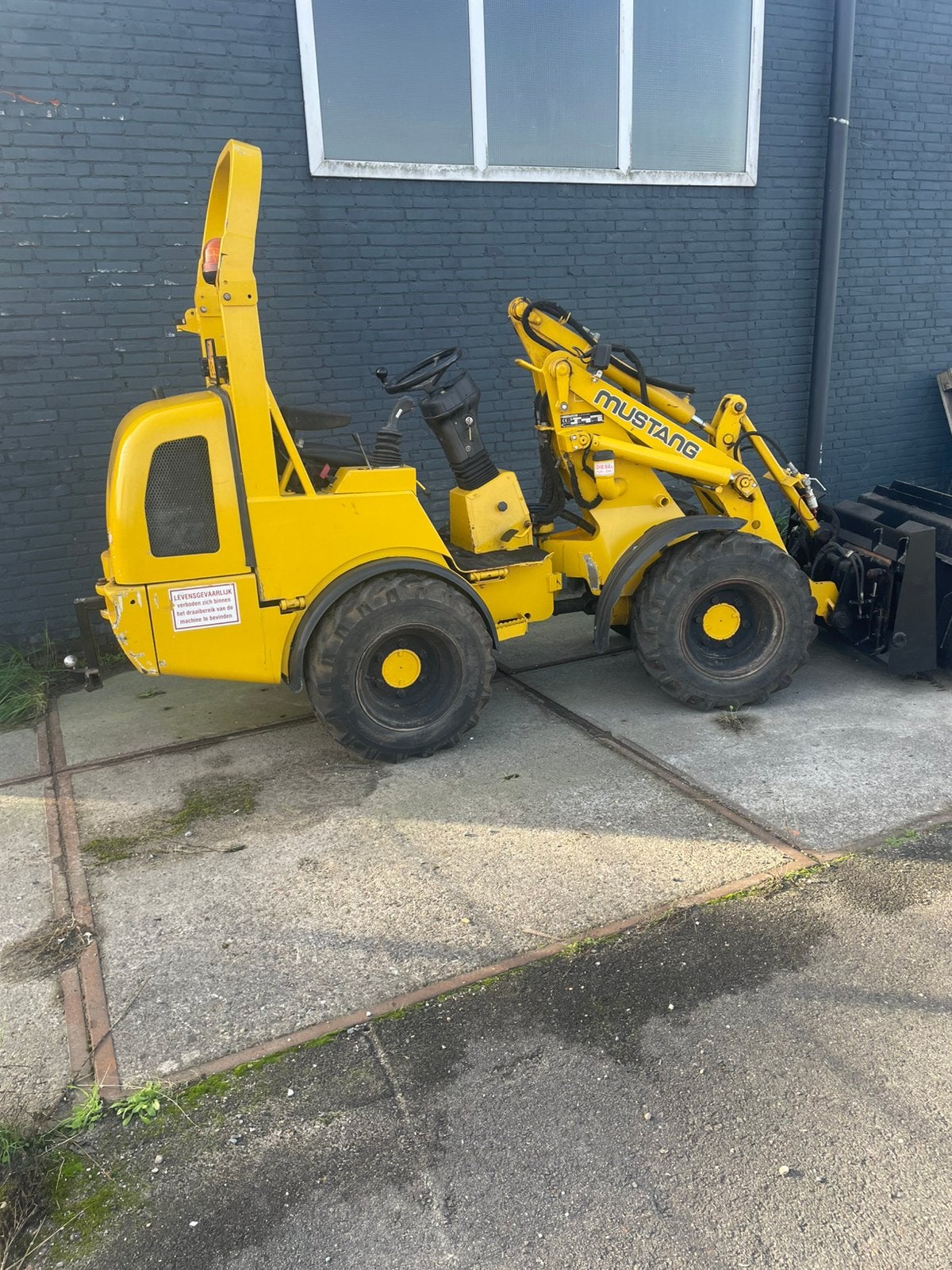 Mustang Kl178 shovel/wiellader, Ophalen, Wiellader of Shovel