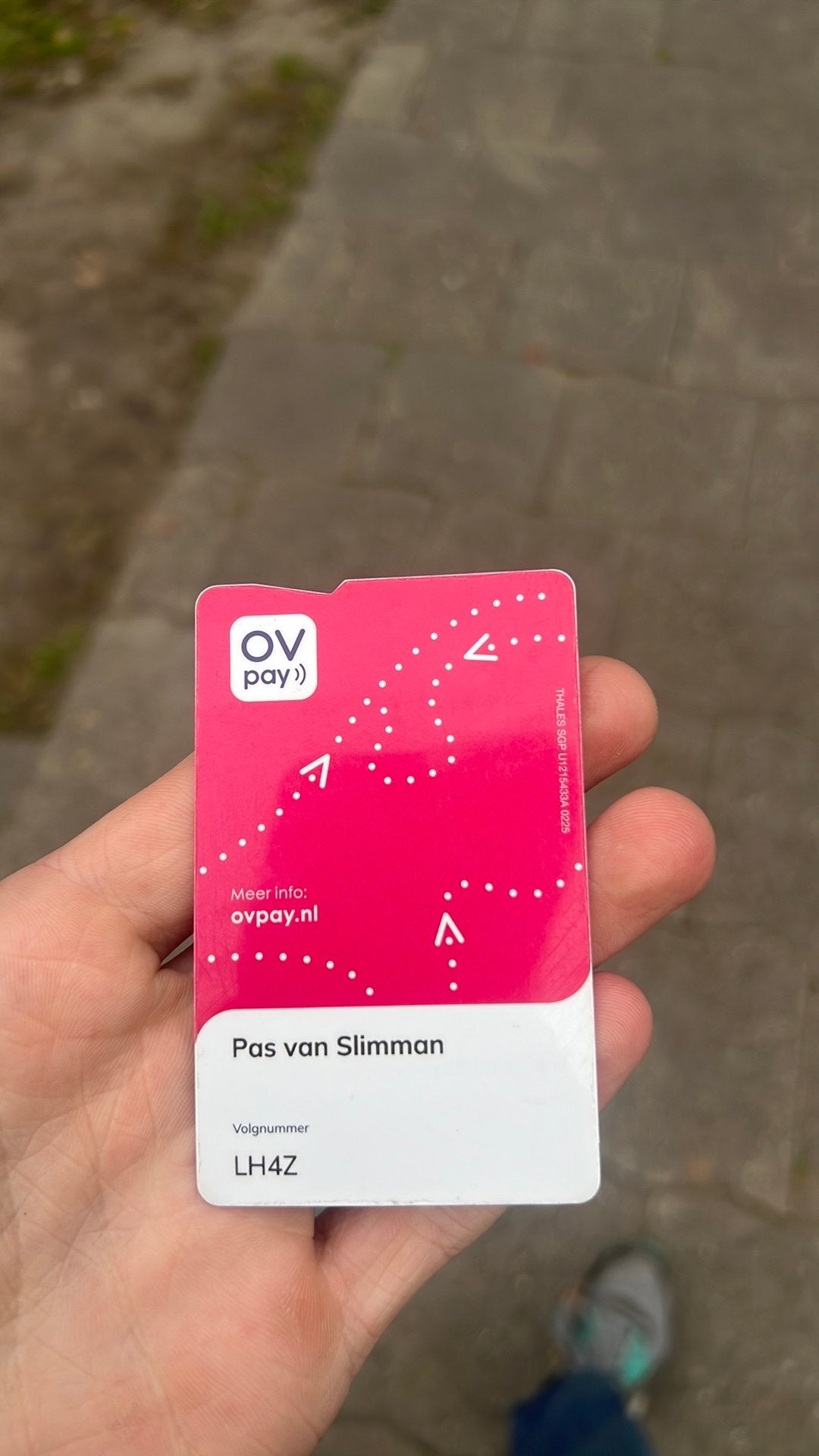 Ov pas, Ophalen, Zo goed als nieuw