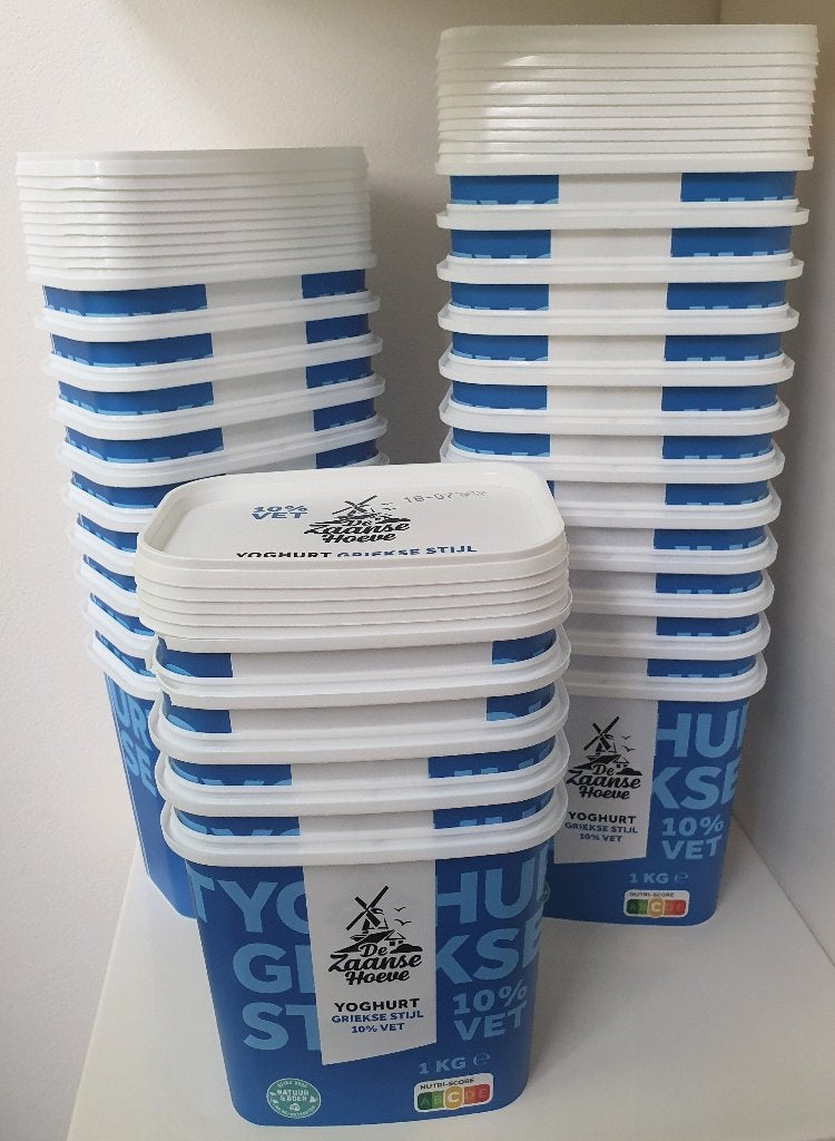 plastic bakjes/ opbergbakjes / yoghurtemmertjes, heel veel, Verzenden, Zo goed als nieuw, Kunststof