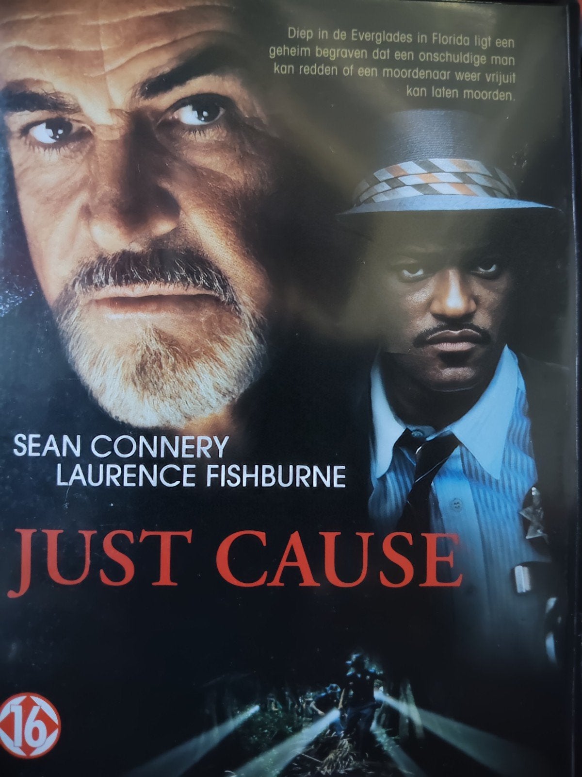 Just Cause Dvd NL ZGAN Sean Connery Laurence Fishburne, Vanaf 16 jaar, Actiethriller, Italiaans, Ophalen of Verzenden