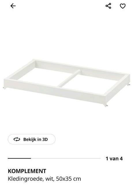 Kledingrek pax kast te koop, Ophalen, 50 tot 100 cm, Zo goed als nieuw, Minder dan 100 cm