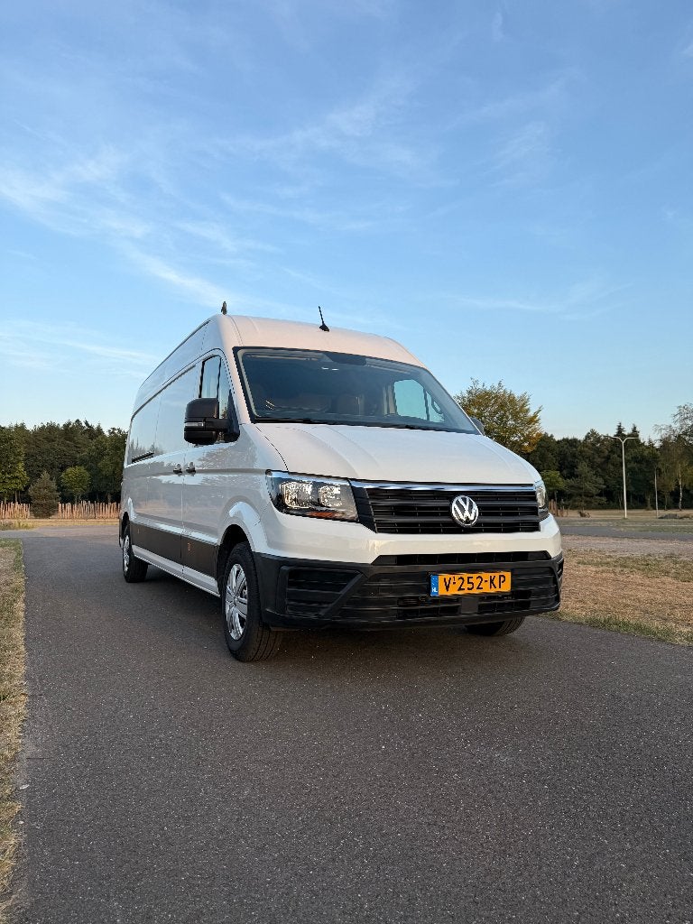 Volkswagen Crafter PC 2.0 TDI 177pk L3 364/3500 FWD 2017, Stof, 4 cilinders, Wit, Origineel Nederlands