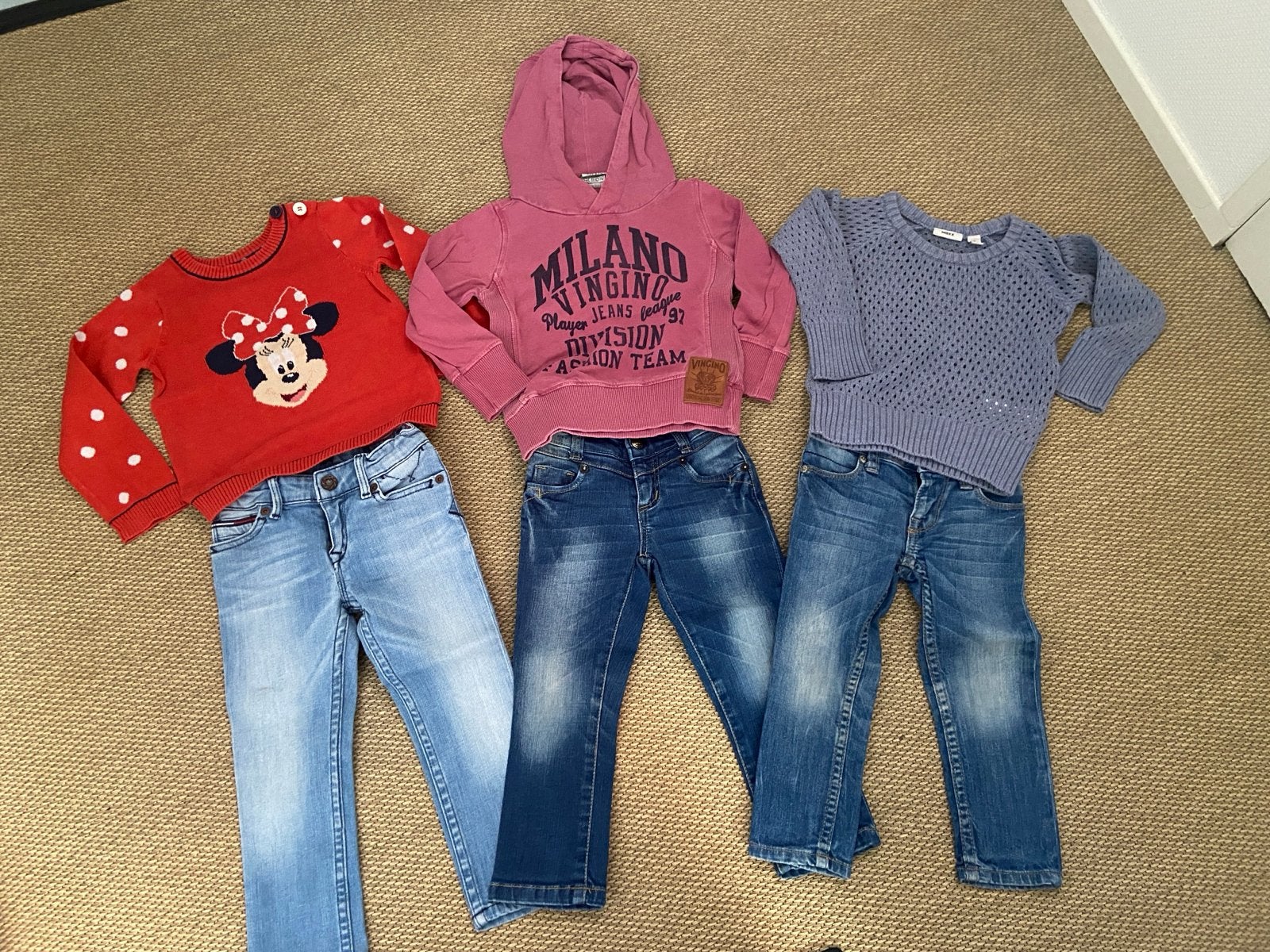 Kledingpakket maat 92: Truien, Hoodie en Jeans, Ophalen of Verzenden, Gebruikt, Meisje, Setje