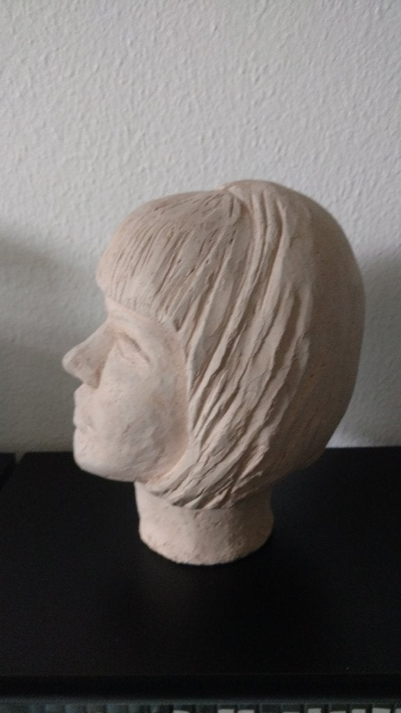 Buste van vrouw heel zwaar, Ophalen, Beige, Overige stijlen, Zo goed als nieuw