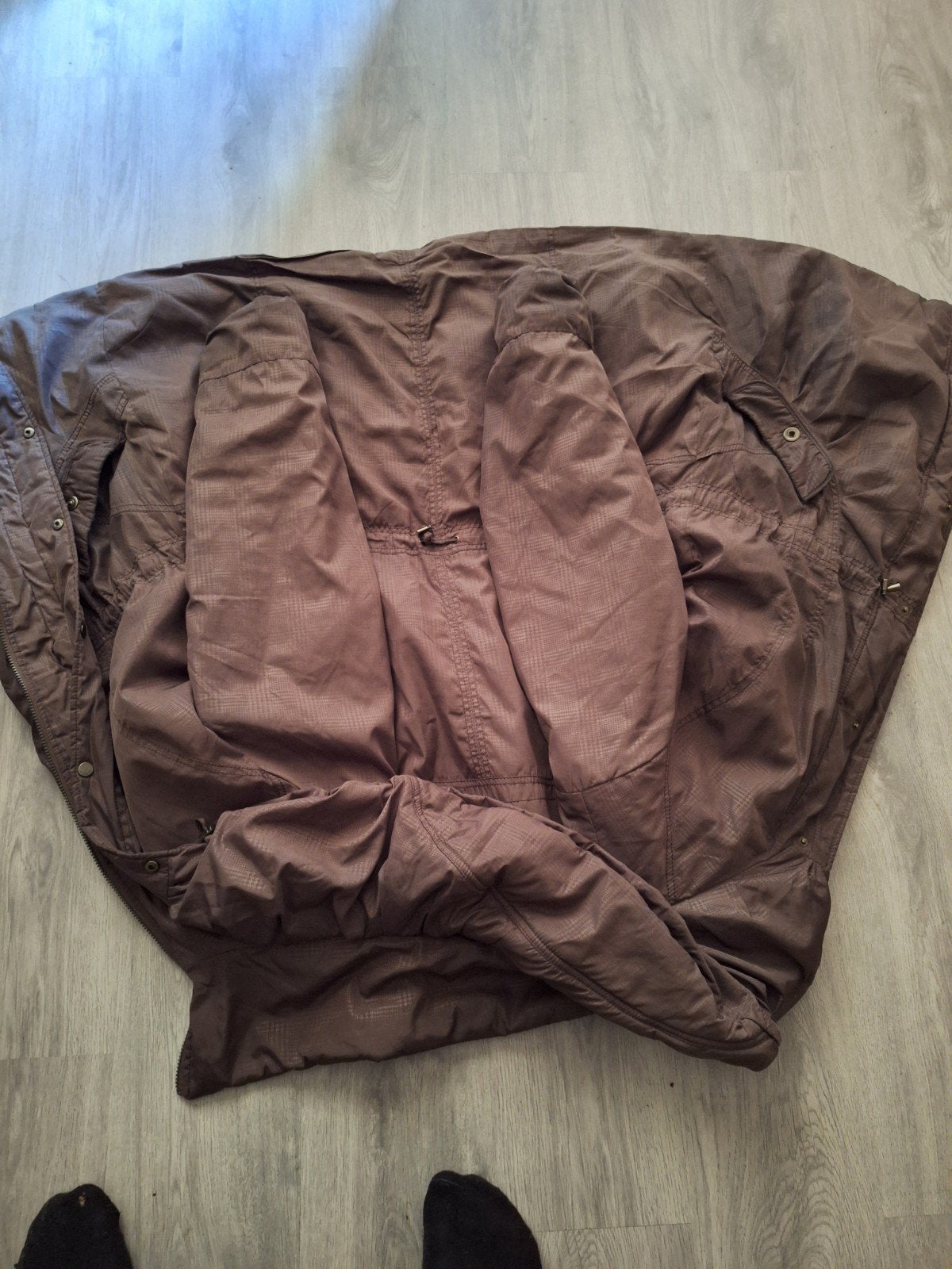 Bruine jas, maat 52, zo goed als nieuw van ms mode, Bruin, Maat 42/44 (L), Ophalen of Verzenden, Onbekend