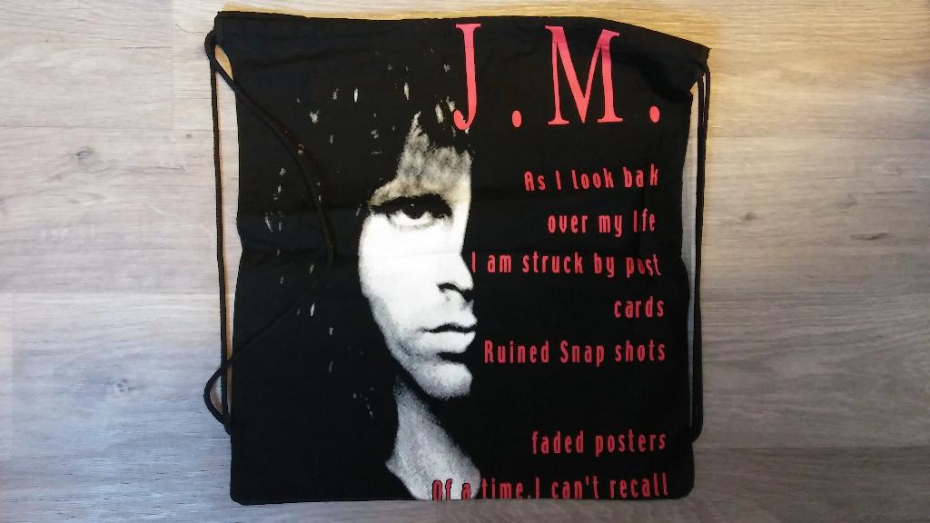 Jim Morrison the doors rock tas tasje muziek logo stof, Verzamelen, Ophalen of Verzenden, Zo goed als nieuw, Gebruiksvoorwerp