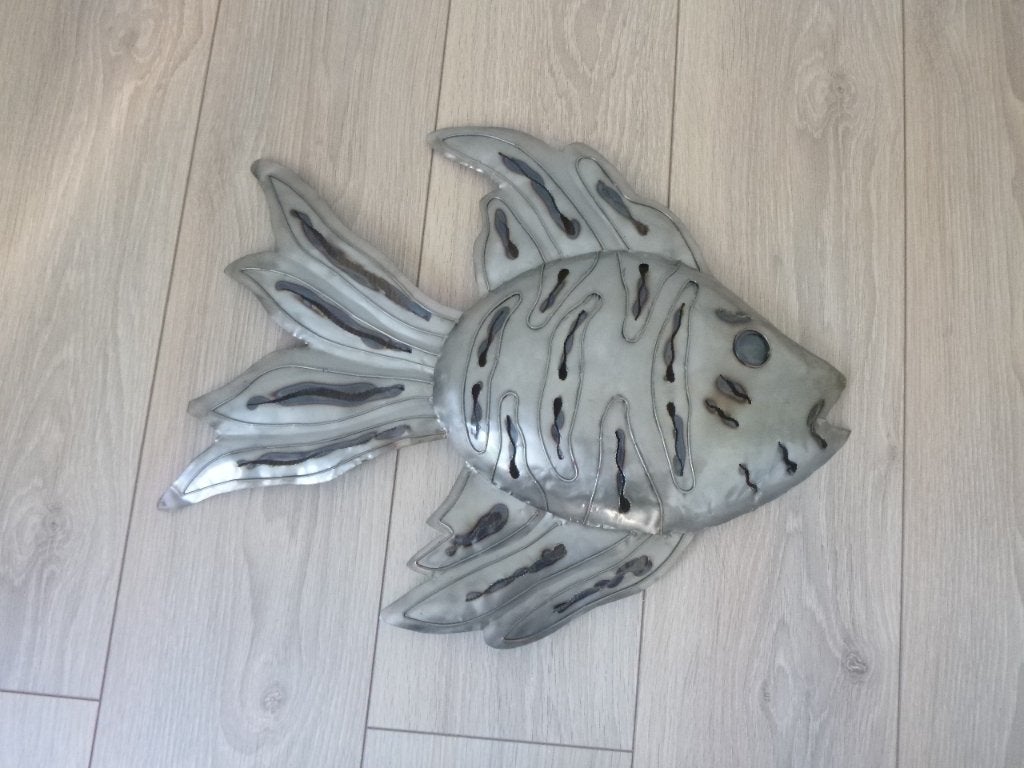 metalen vis / wanddecoratie afm. 40x53cm,  nieuw, Ophalen of Verzenden, Nieuw