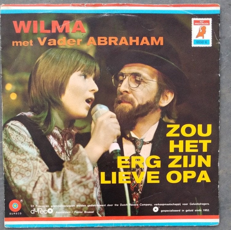 †VADER ABRAHAM (met Wilma): "Zou het erg zijn lieve opa", Cd's en Dvd's, Vinyl | Nederlandstalig, Ophalen of Verzenden, Zo goed als nieuw