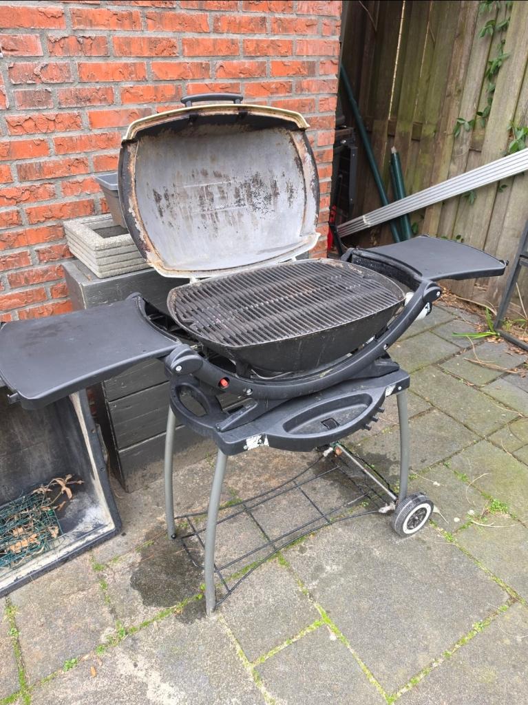 Weber Q200 gasBBQ, Tuin en Terras, Gasbarbecues, Ophalen, Gebruikt, Weber