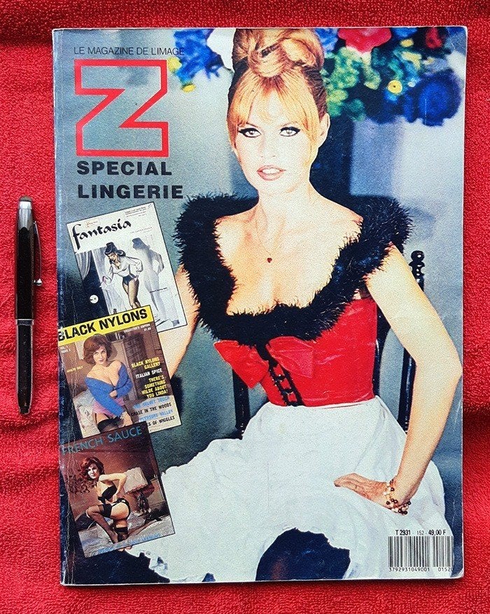 Z Special Lingerie. Franstalig tijdschrift. Brigitte Bardot, Verzenden, 1980 tot heden, Buitenland, Tijdschrift