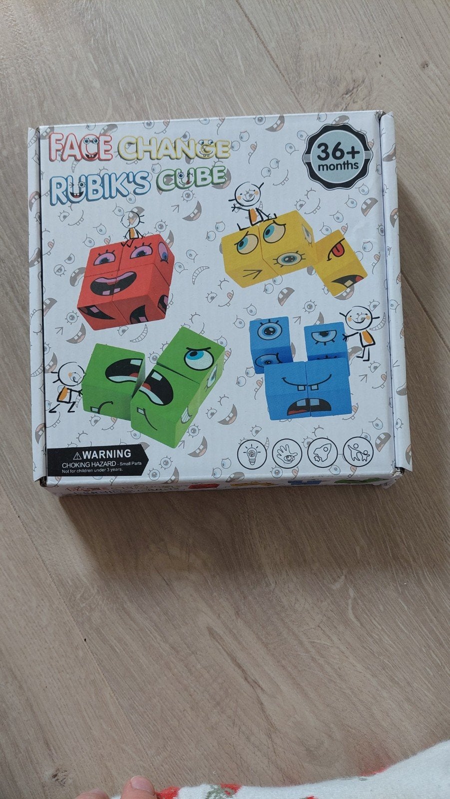 Face Change Rubik's Cube - Educatief Puzzel Speelgoed, Ophalen of Verzenden, Zo goed als nieuw, Puzzelen