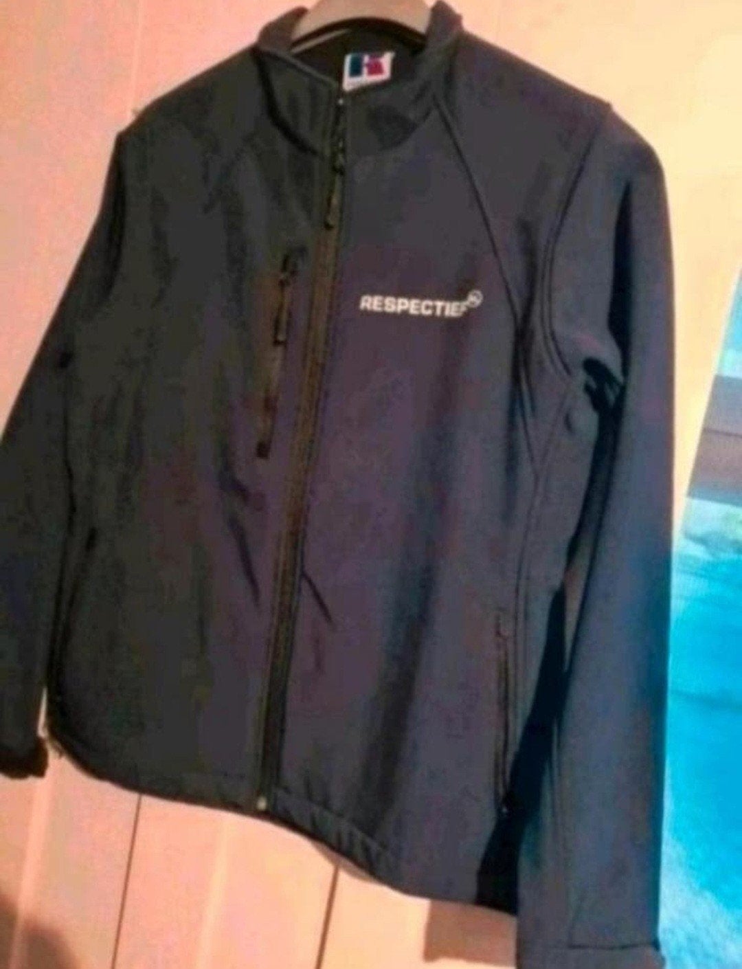Windjack maat L donkerblauw, Maat 52/54 (L), Blauw, Ophalen of Verzenden, Zo goed als nieuw