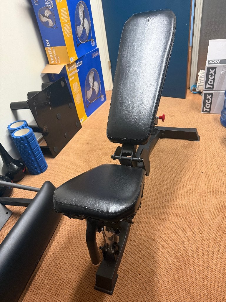 2 adjustable bench, Ophalen, Benen, Gebruikt, Krachtstation