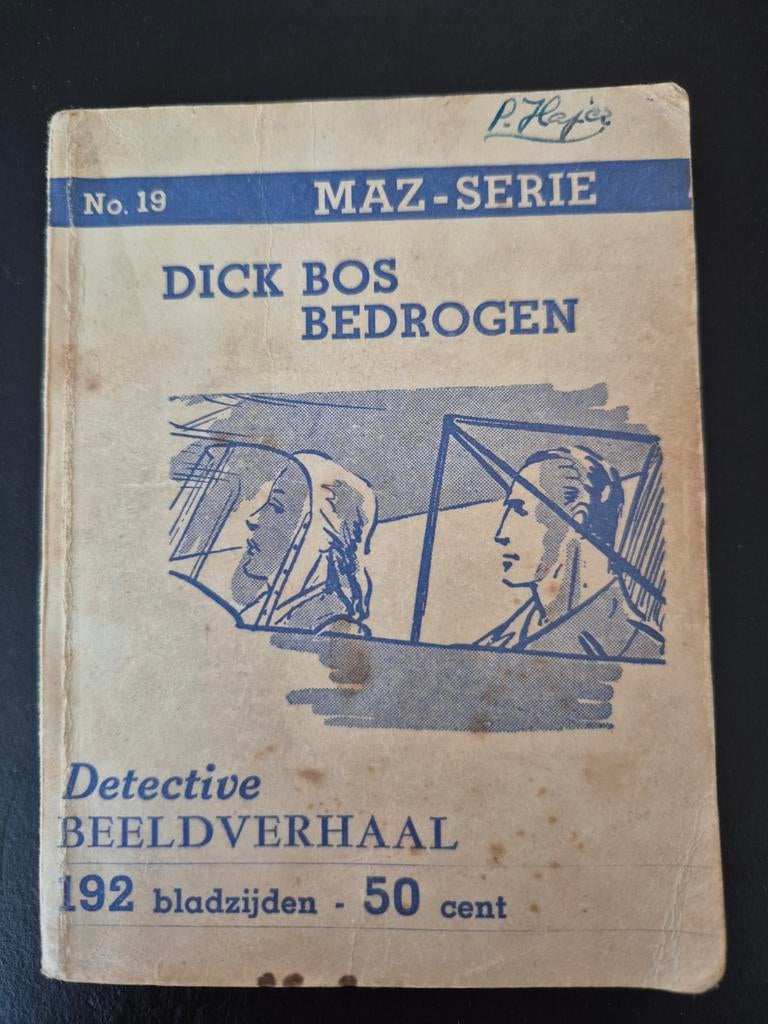 Dick Bos Bedrogen - Maz-Serie No. 19, Ophalen of Verzenden, Gelezen, Alfred Mazure