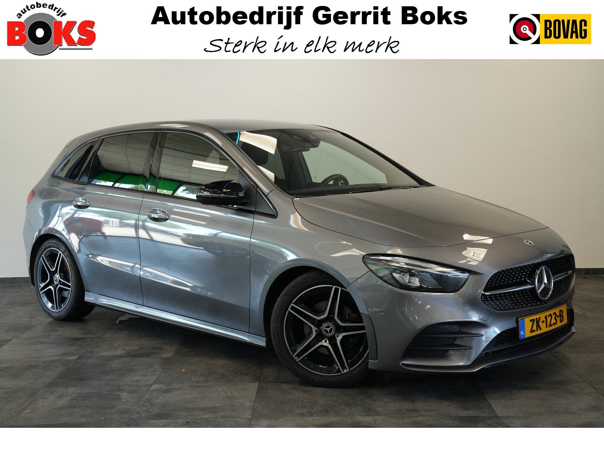 Mercedes-Benz B-Klasse 200 Premium AMG Full-led Navigatie Ca, 12 maanden, Gebruikt, Leder en Stof, Origineel Nederlands