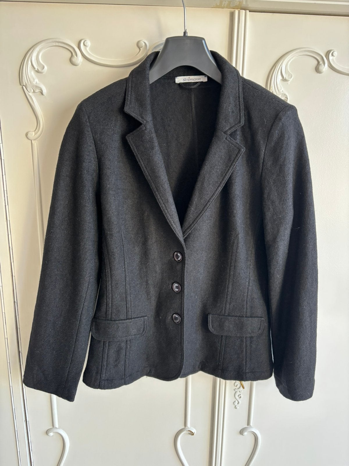 Nieuw zwart wol jasje Steilmann maat 38, Kleding | Dames, Maat 38/40 (M), Zwart, Nieuw, Ophalen of Verzenden