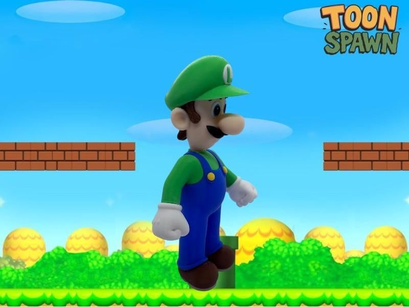 Luigi Beeld 21,5cm – Nintendo, Verzamelen, Beelden en Beeldjes, Ophalen of Verzenden, Nieuw, Fantasy
