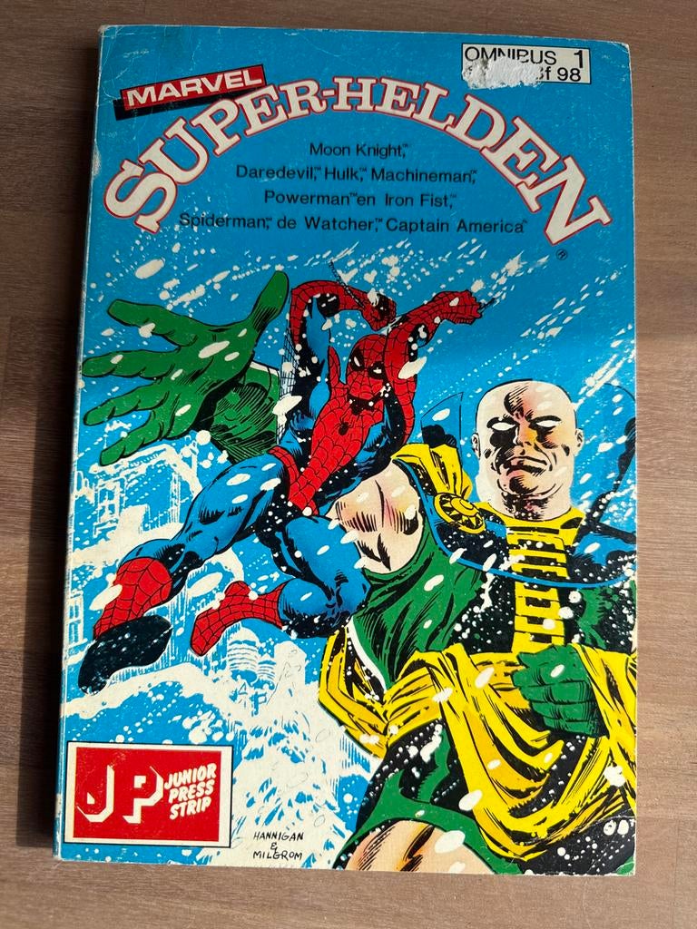 Marvel Super-Helden Omnibus 1 - Junior Press Strip, Boeken, Stripboeken, Eén stripboek, Ophalen of Verzenden, Gelezen