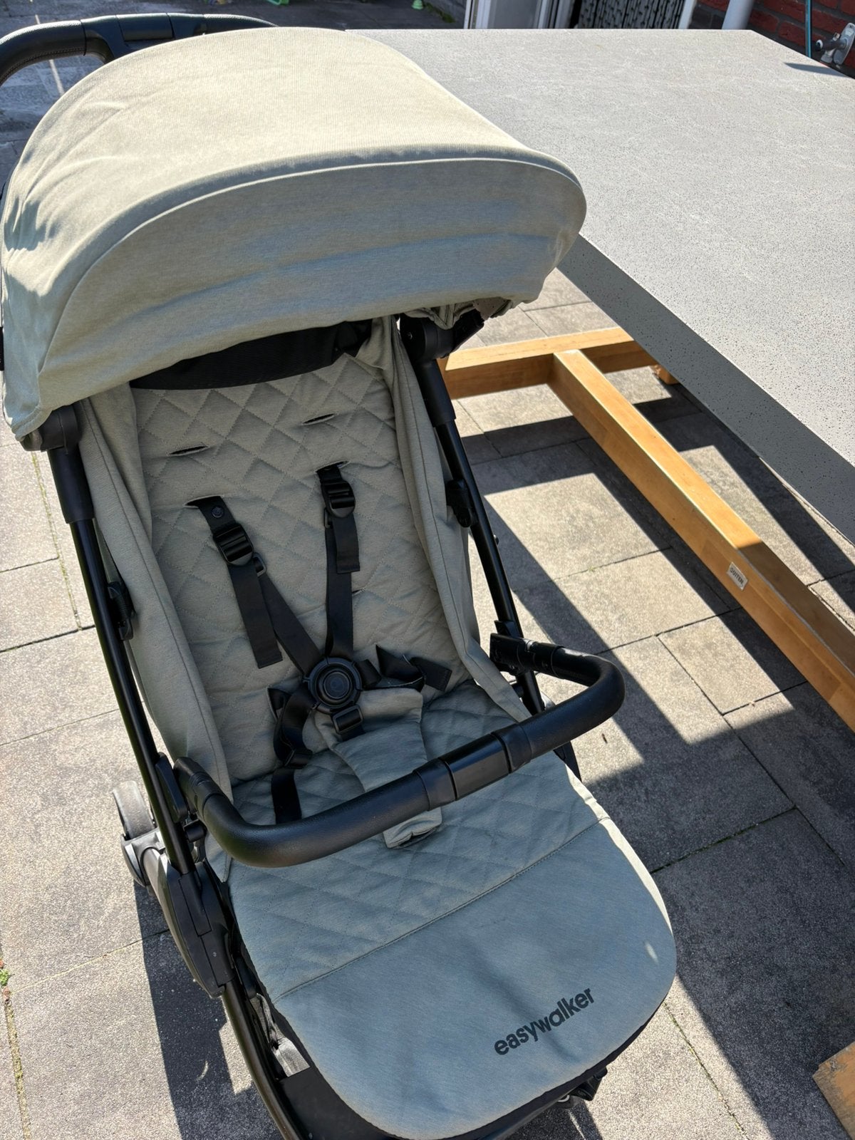 Easywalker jacky forest green buggy, Ophalen, Zo goed als nieuw, Regenhoes