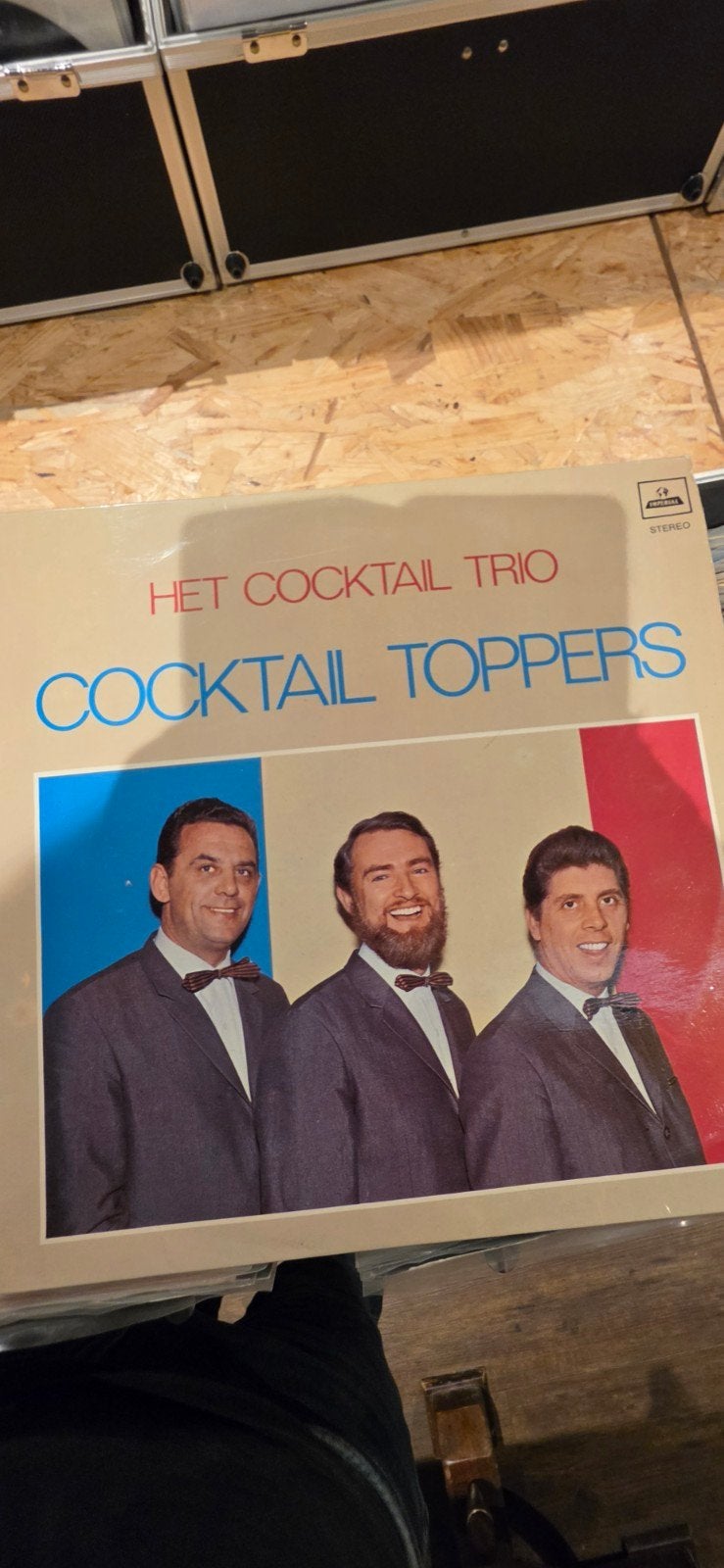 Het Cocktail Trio - Cocktail Toppers LP (Pop, Nederlands), Cd's en Dvd's, Vinyl | Nederlandstalig, Ophalen, Gebruikt, 12 inch