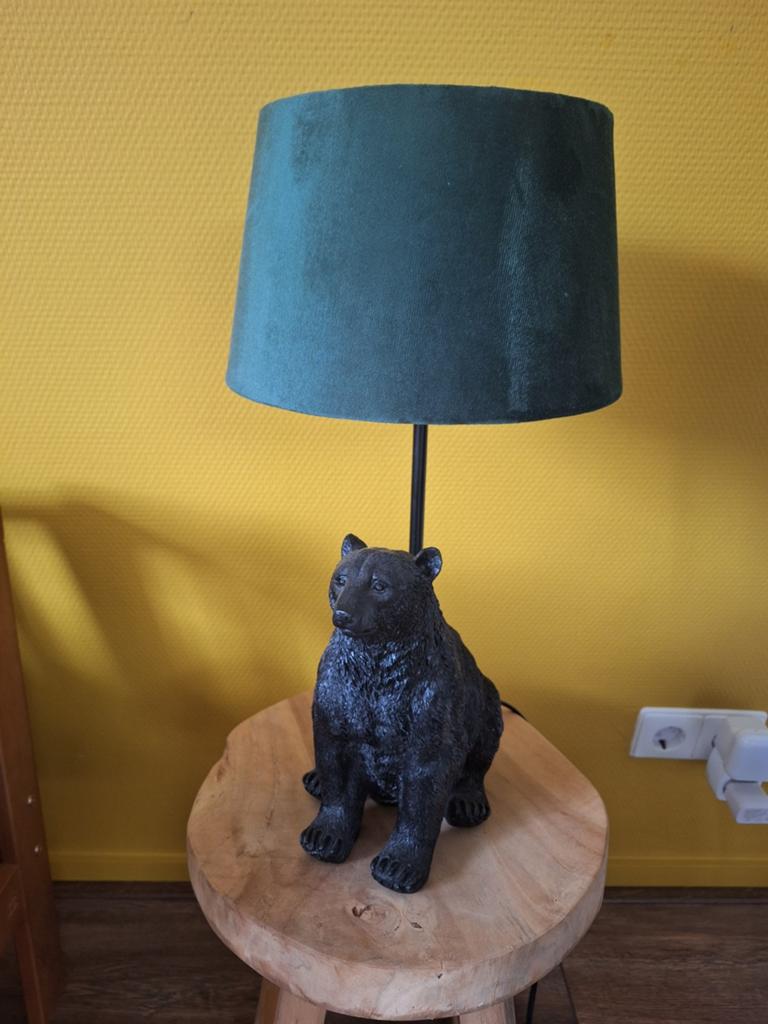 Tafellamp beer, Huis en Inrichting, Lampen | Tafellampen, Ophalen, Zo goed als nieuw, Minder dan 50 cm