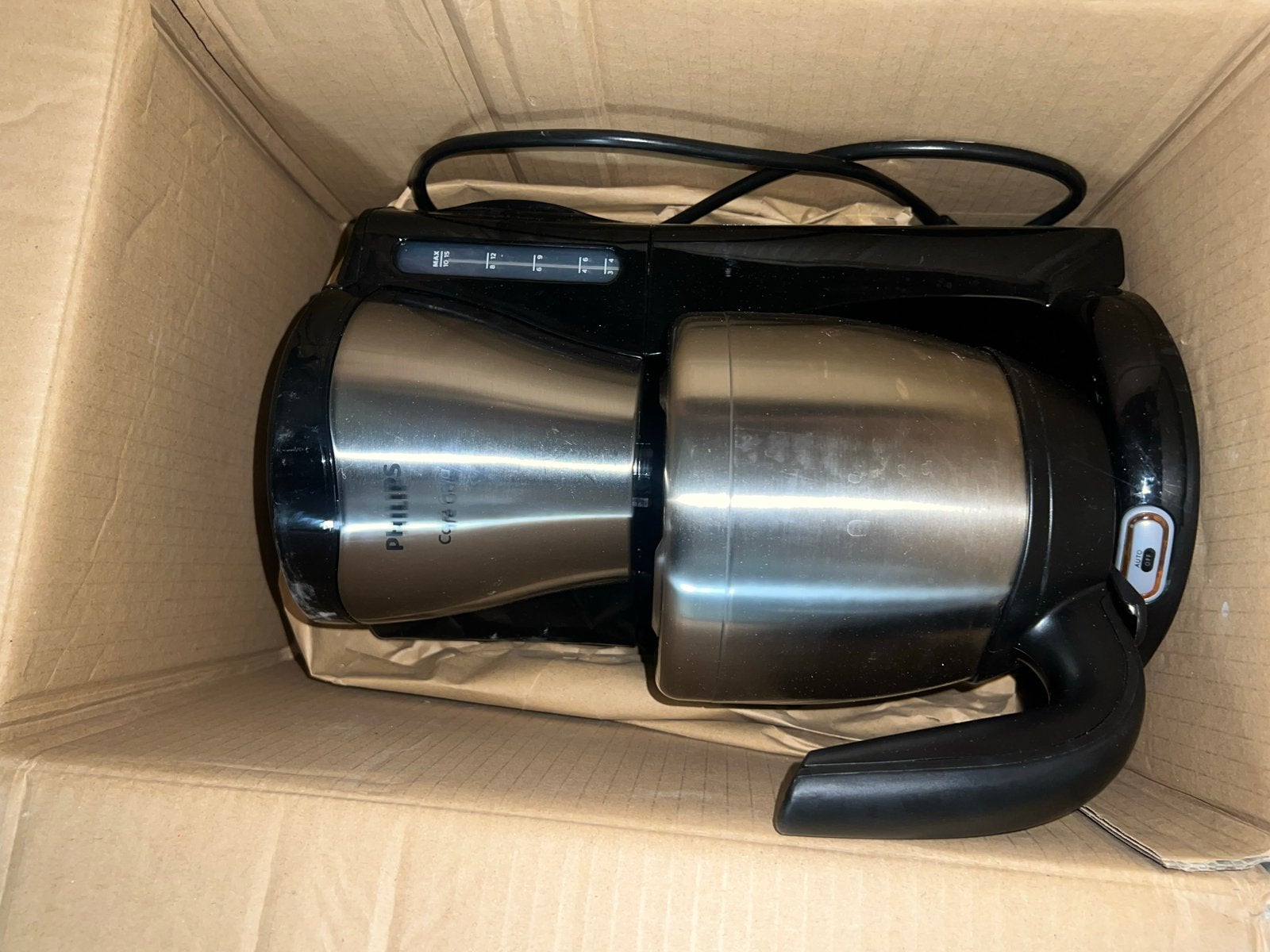 Philips Cafe Gaia Koffiezetapparaat - Showroommodel, Verzenden, 10 kopjes of meer, Koffiemachine, Gemalen koffie