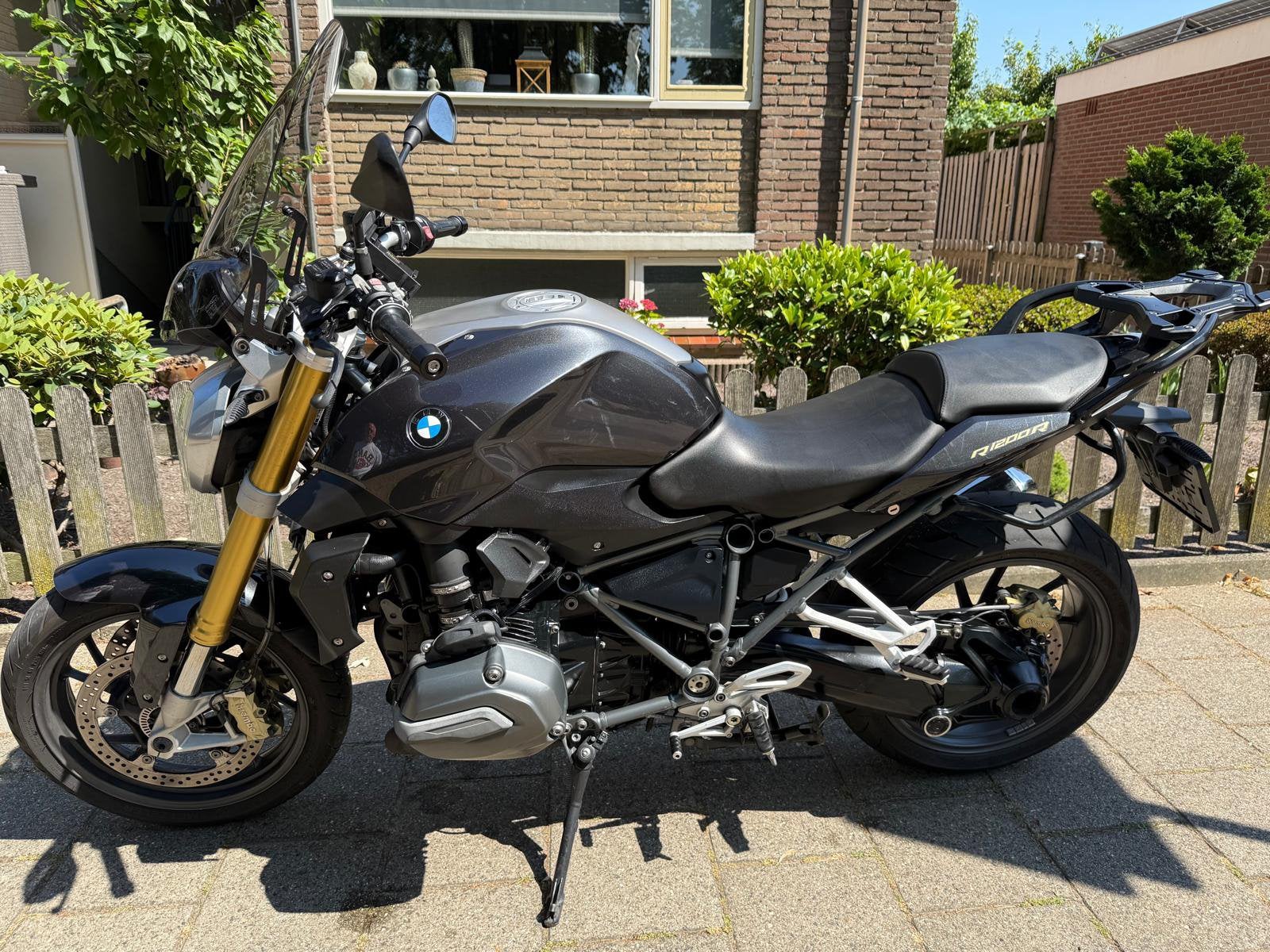 BMW R1200R 2016, Motoren, Occasion, Handvatverwarming, Bedrijf, 125 cc