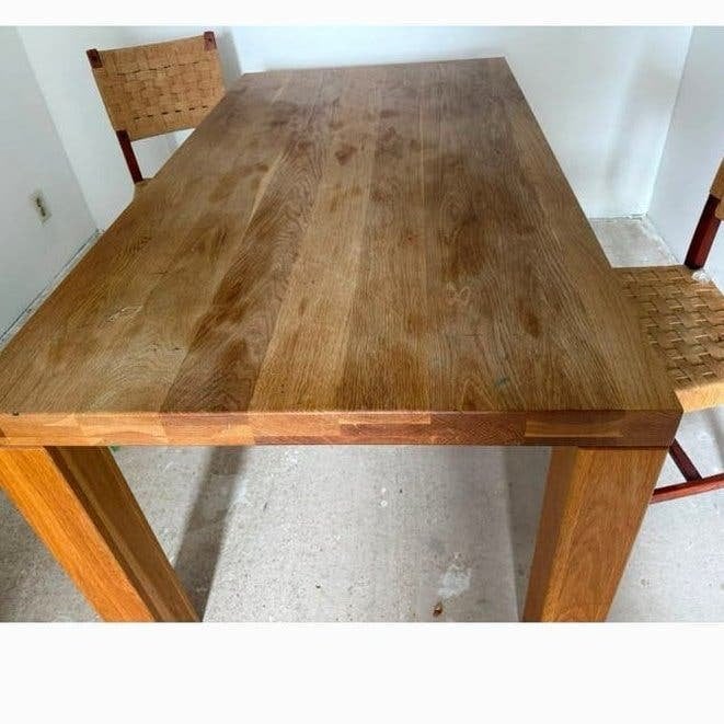 Eettafel met 3 stoelen, Ophalen, 50 tot 100 cm, Zo goed als nieuw, 150 tot 200 cm