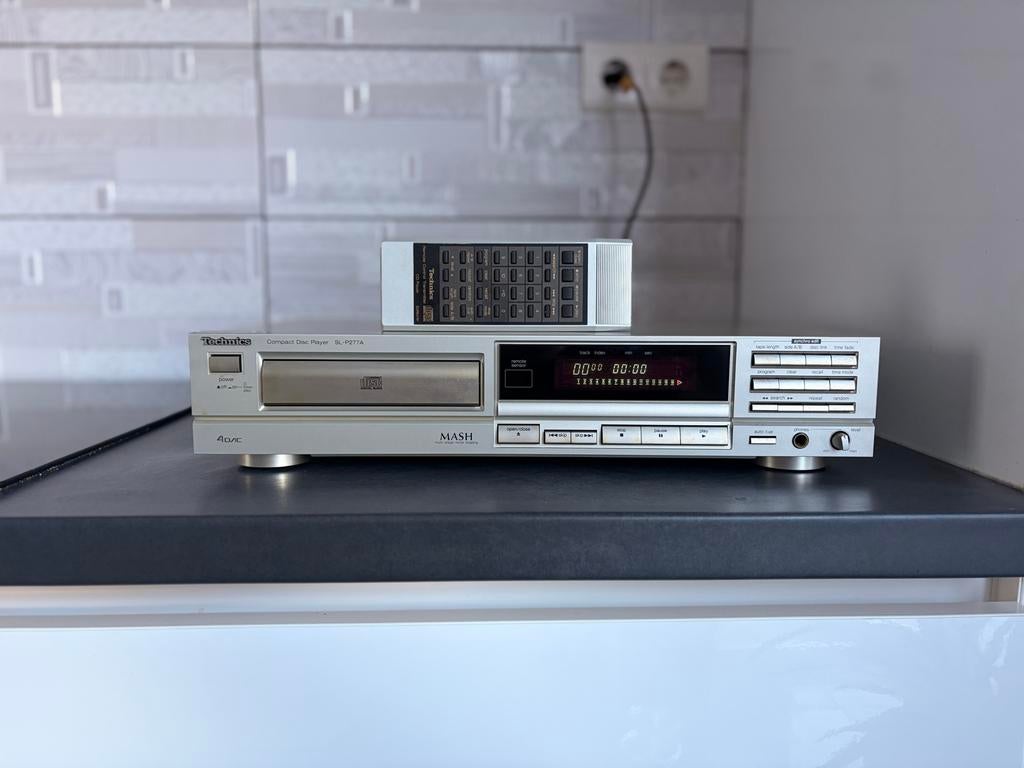 Technics SL-P277A Compact Disc Speler met Afstandsbediening, Ophalen of Verzenden, Gebruikt, Technics
