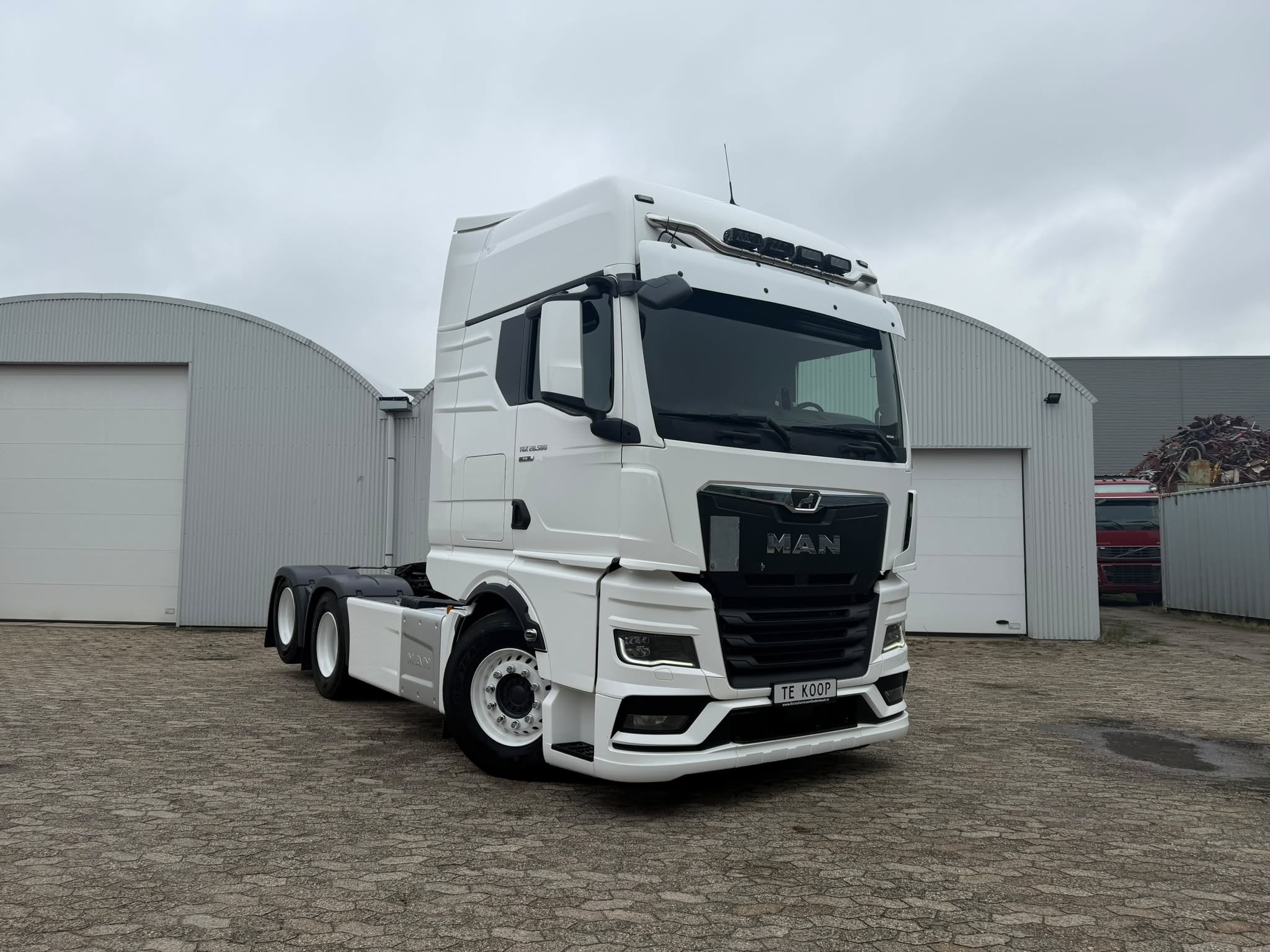 MAN TGX 28.580 6x2 (bj 2021), Auto's, Automatische klimaatregeling, Euro 6, MAN, Wit
