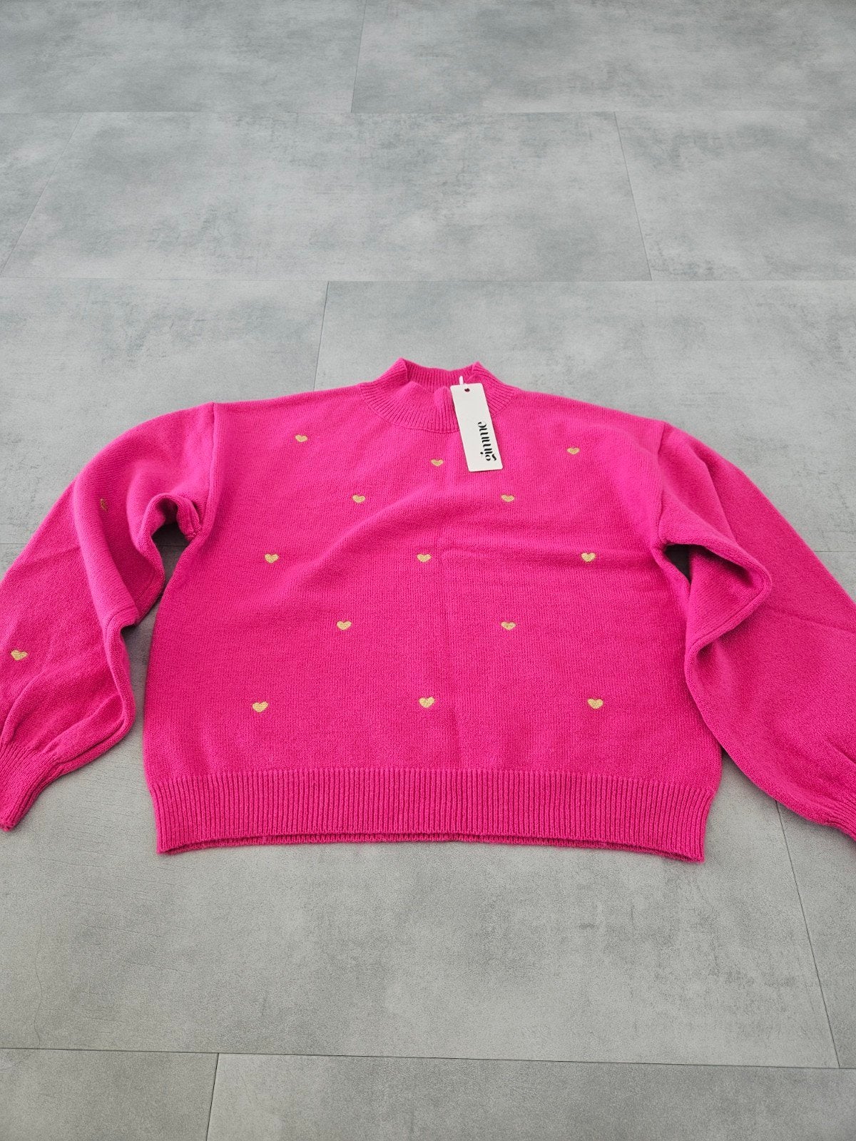 dames trui van Gimme roze met hartjes, Kleding | Dames, Ophalen of Verzenden, Nieuw, Maat 38/40 (M), Roze