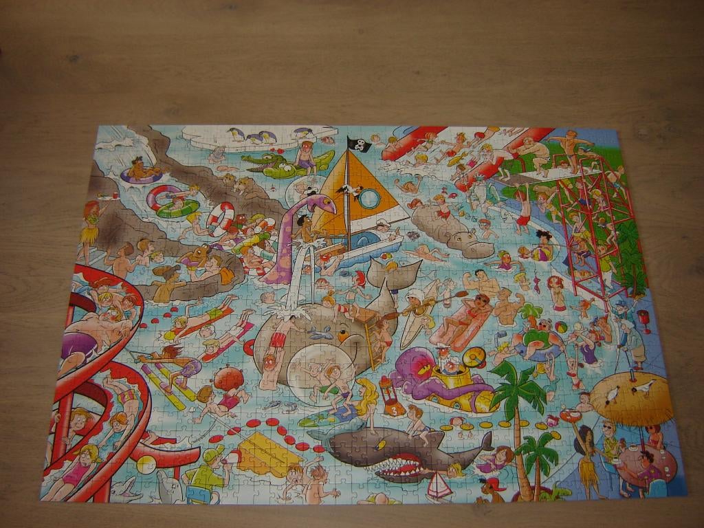 Puzzel WATERWORLD 1000 st., Ophalen of Verzenden, 500 t/m 1500 stukjes, Zo goed als nieuw, Legpuzzel