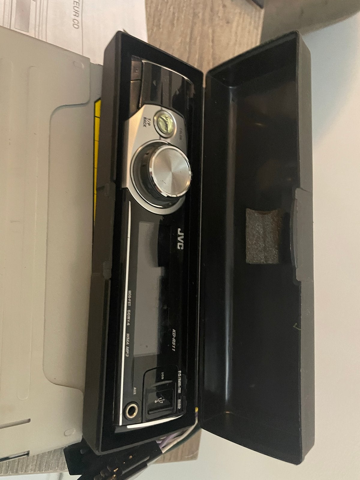 JVC KD-R511 CD-ontvanger / autoradio met afneembaar front, Ophalen of Verzenden, Gebruikt