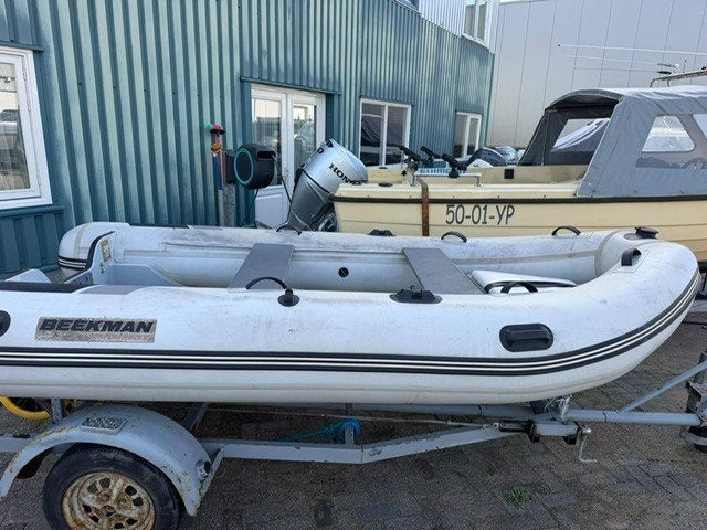 Rib boot 350 lang met trailer, Gebruikt, Buitenboordmotor, Inclusief trailer, Ophalen