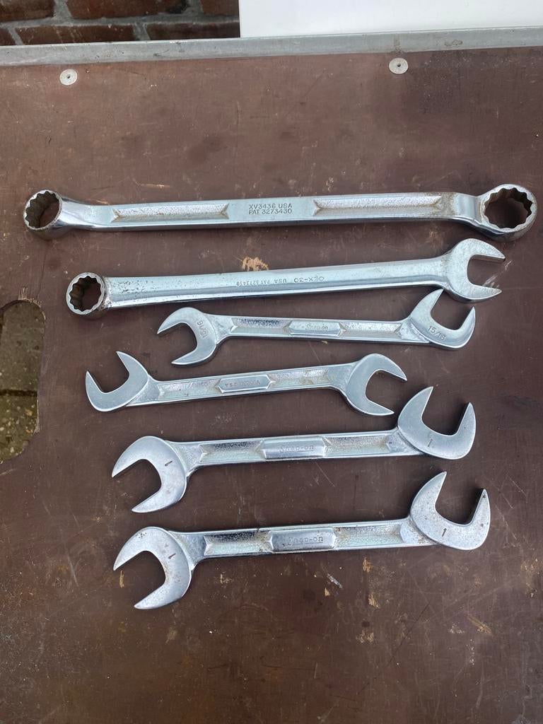 Set steek en ring sleutels snap-on USA, Ophalen
