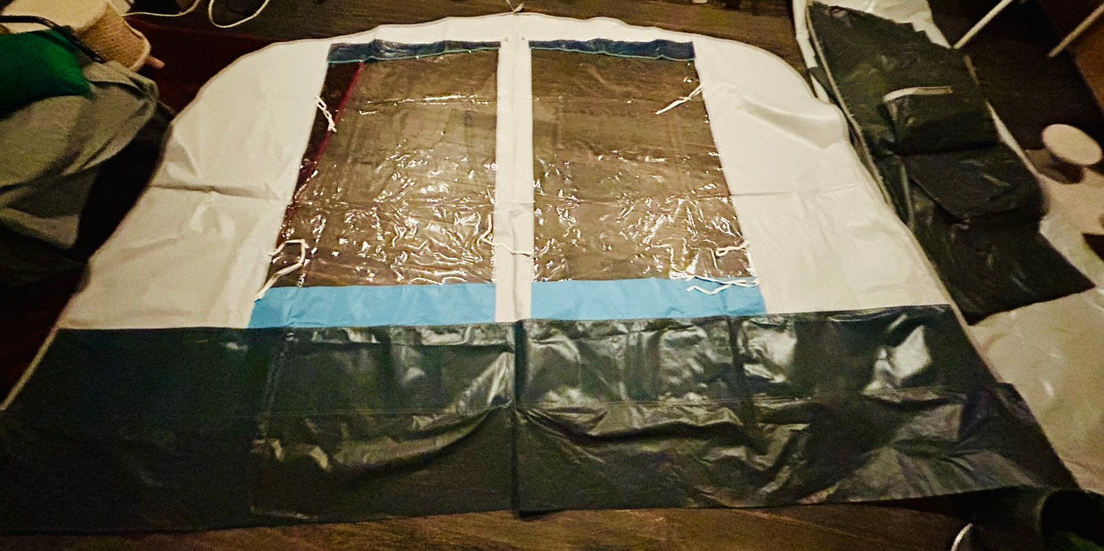 Gerjak Voortent 750 cm van Constructam Coral 3T in Topstaat!, Ophalen of Verzenden