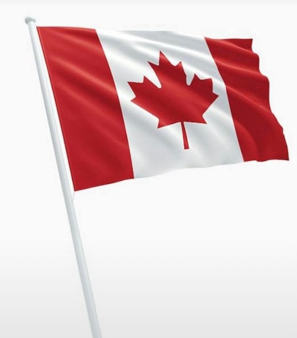 Nieuwe Canada vlag 200x300cm rechtformaat, spun-poly, Ophalen of Verzenden, Nieuw