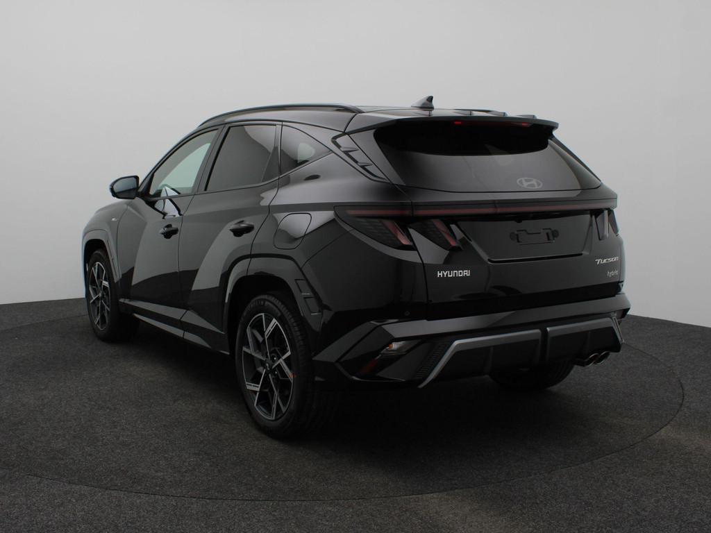 Hyundai Tucson 1.6 T-GDI HEV N Line | Stoel -en stuurverwarm, Auto's, Hyundai, 238 pk, 4 cilinders, Met garantie (alle), Zwart
