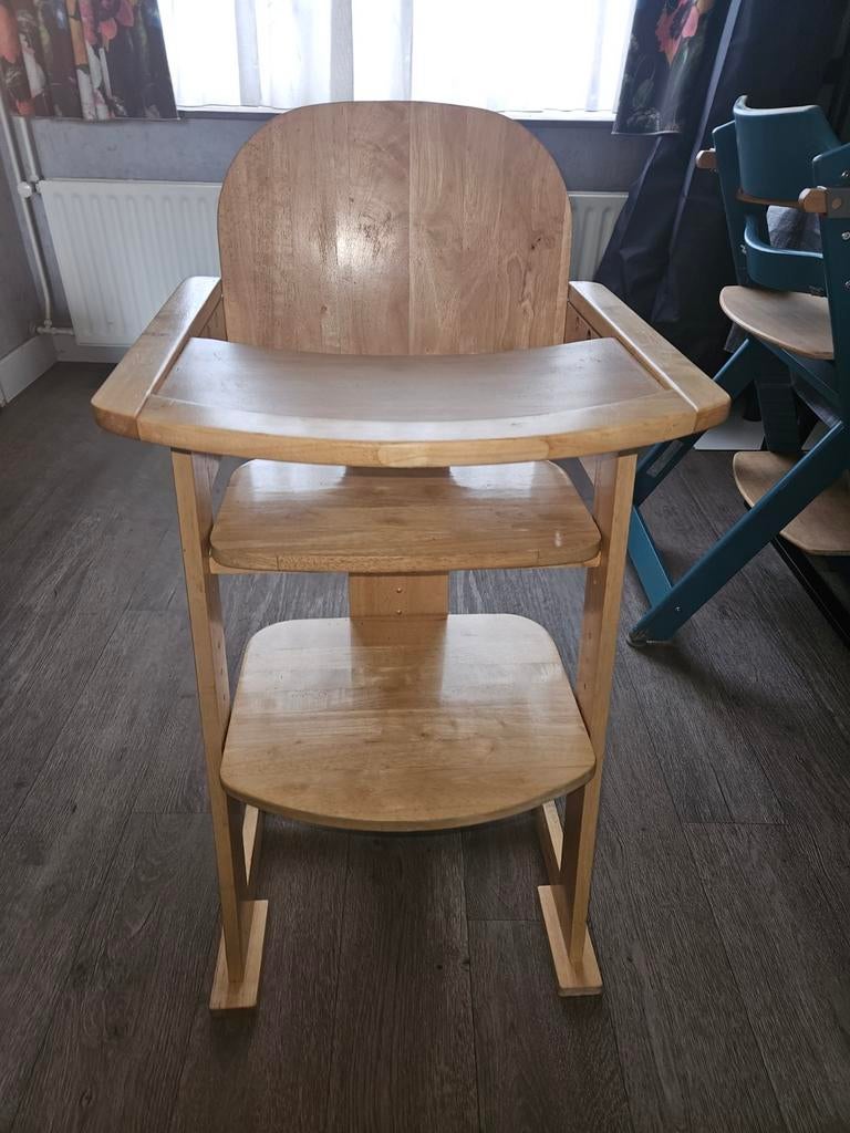 Houten kinderstoel - Meegroeistoel, Ophalen of Verzenden, Gebruikt, Meegroeistoel