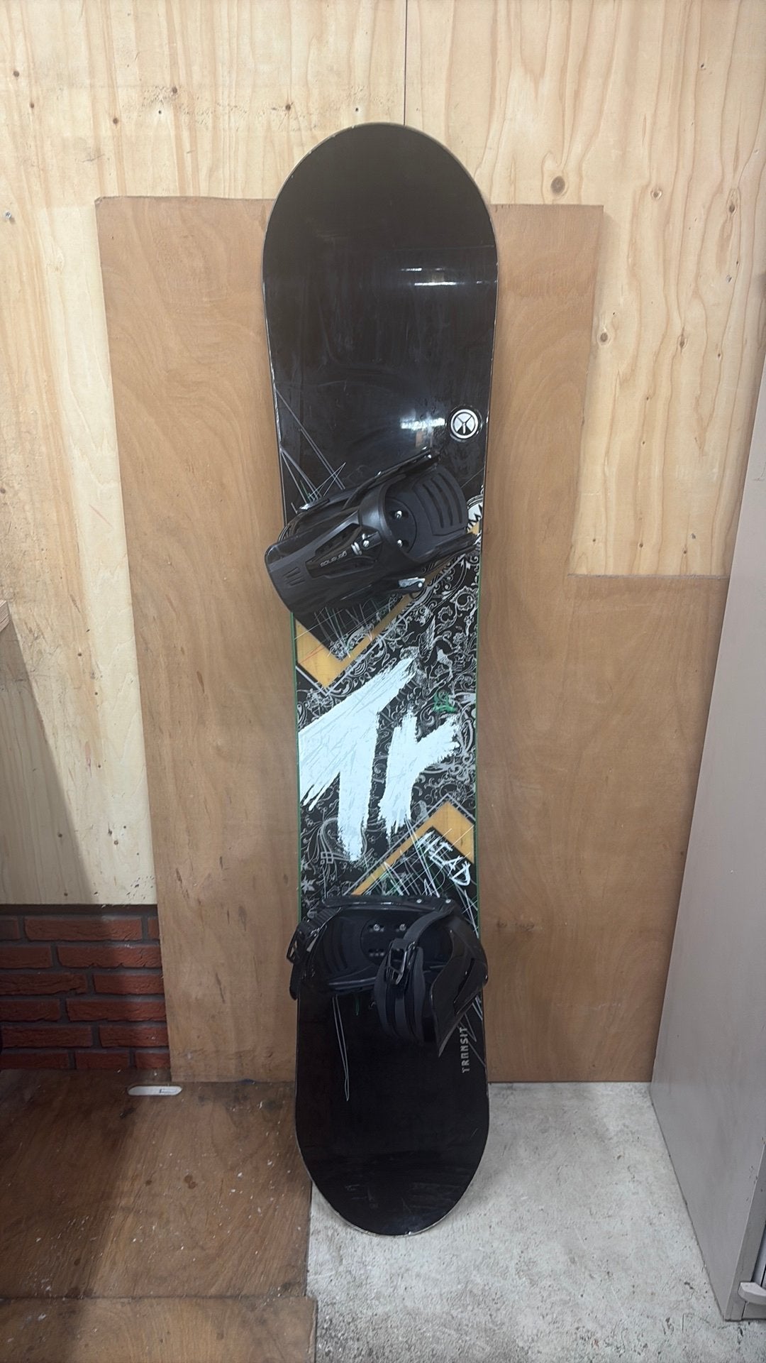 Snowboard 163 cm – HEAD Fiber, inclusief bindingen., Ophalen of Verzenden, Gebruikt, Board
