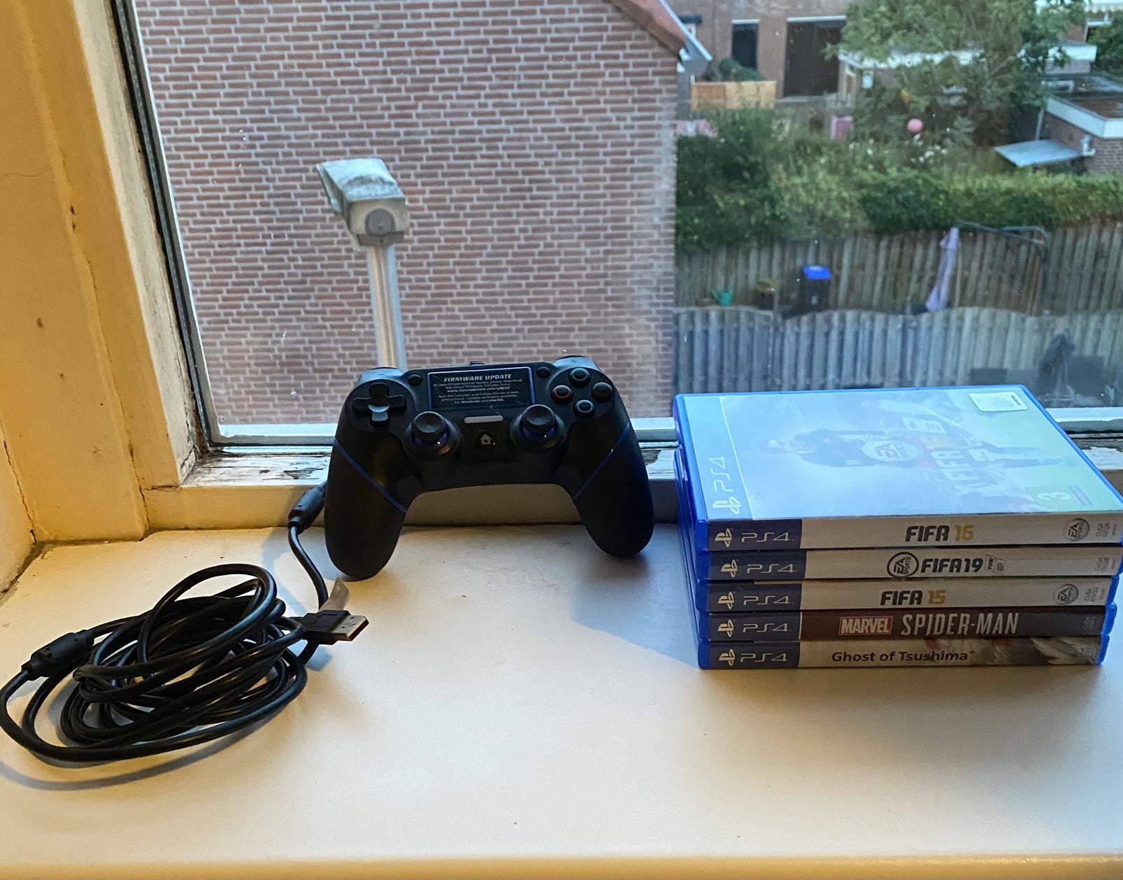 Playstation 4 Controller + 5 Games Bundel, Ophalen of Verzenden