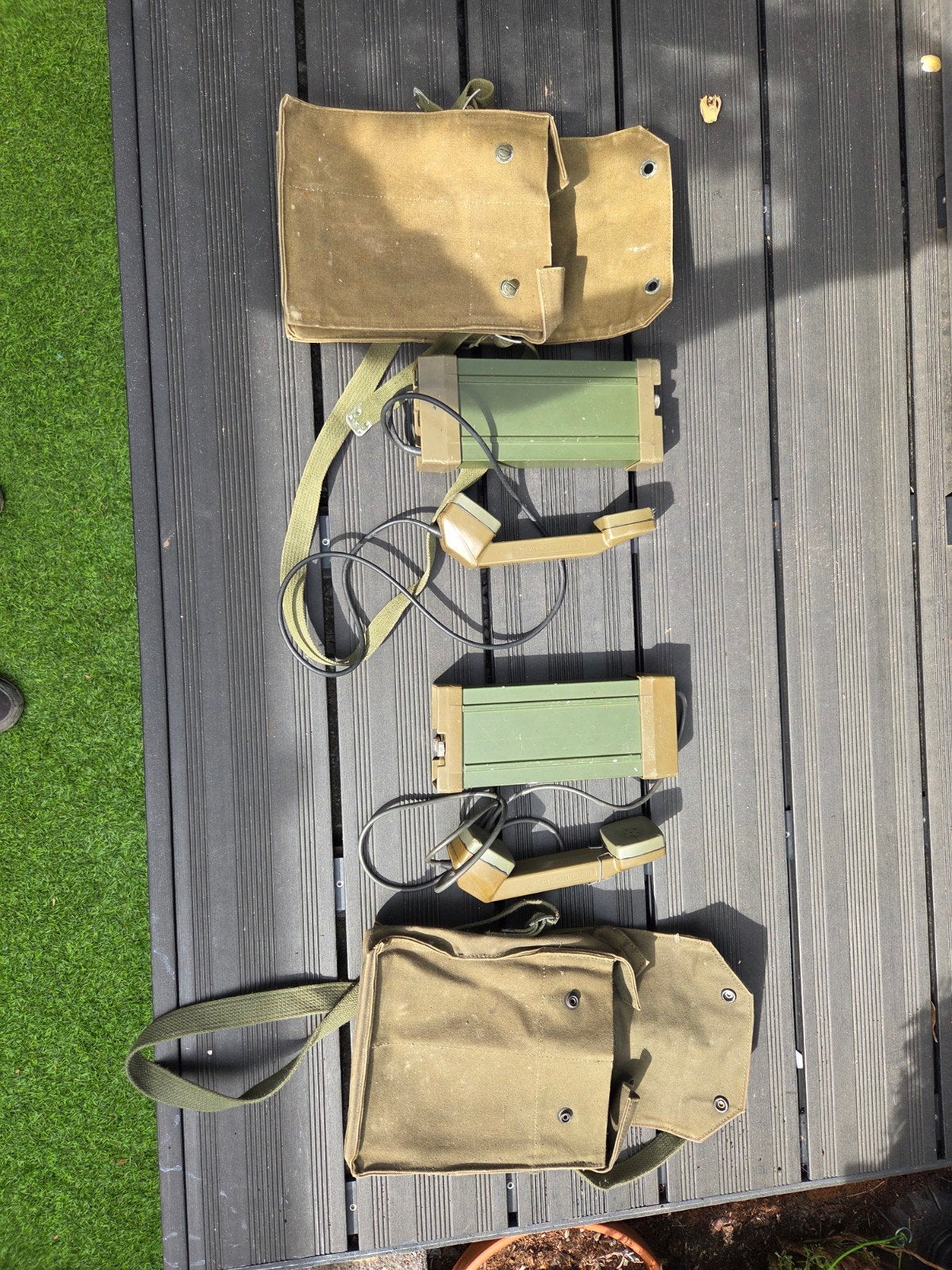 Militair veldtelefoon set met tassen, Ophalen, Landmacht, Nederland